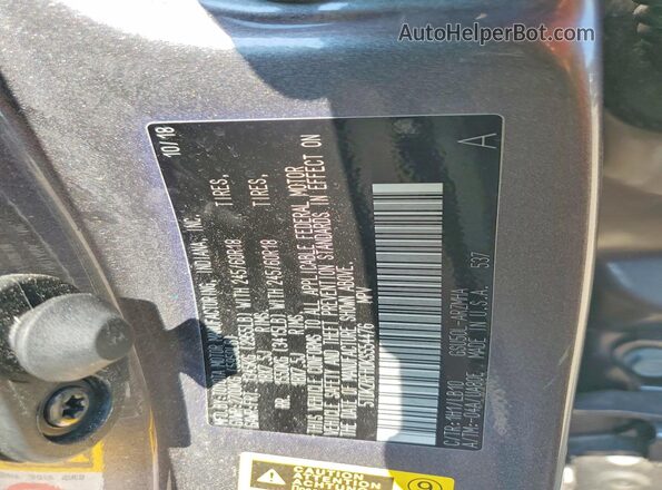 5TDKZRFH0KS554476 2019 TOYOTA HIGHLANDER Charcoal Widok komory silnika
