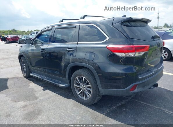 5TDKZRFH0KS558902 2019 TOYOTA HIGHLANDER Black Հետևի ձախ