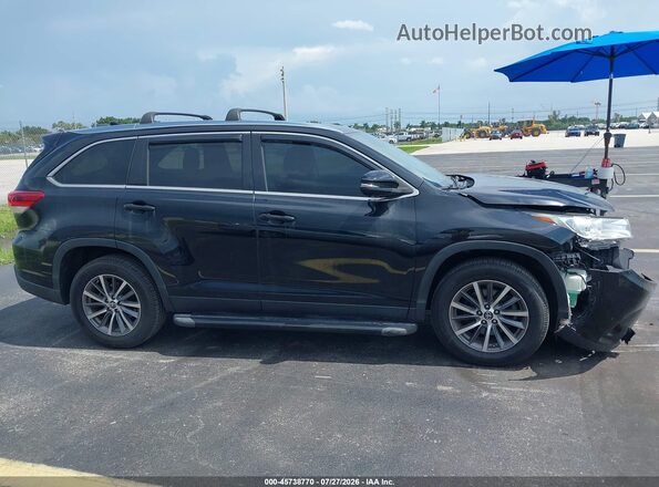 5TDKZRFH0KS558902 2019 TOYOTA HIGHLANDER Black Սալոնի հետևի տեսք