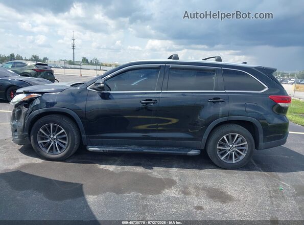 5TDKZRFH0KS558902 2019 TOYOTA HIGHLANDER Black Սալոնի 360 աստիճան տեսք