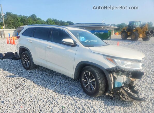 5TDKZRFH1HS507708 2017 TOYOTA HIGHLANDER White Delantero derecho