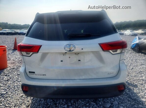 5TDKZRFH1HS507708 2017 TOYOTA HIGHLANDER White Vista trasera