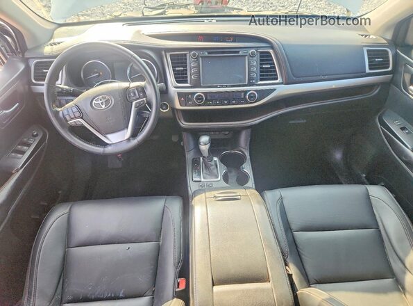 5TDKZRFH1HS507708 2017 TOYOTA HIGHLANDER White Vista del salpicadero