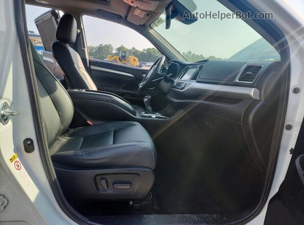 5TDKZRFH1HS507708 2017 TOYOTA HIGHLANDER White Vista interior delantera