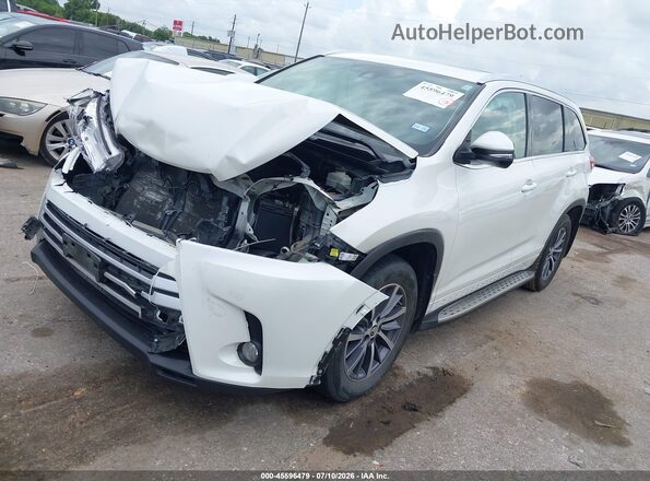 5TDKZRFH1HS513136 2017 TOYOTA HIGHLANDER White წინა მარცხენა ხედი სამი მეოთხედიდან