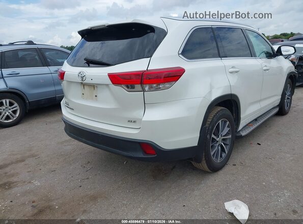 5TDKZRFH1HS513136 2017 TOYOTA HIGHLANDER White უკანა მარჯვენა