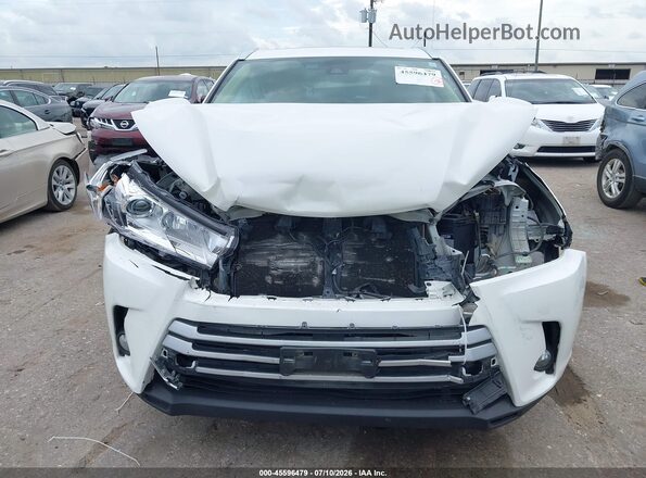 5TDKZRFH1HS513136 2017 TOYOTA HIGHLANDER White წინა პანელის ხედი
