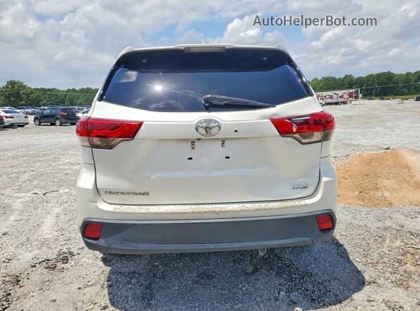 5TDKZRFH1HS519857 2017 TOYOTA HIGHLANDER White Vista trasera