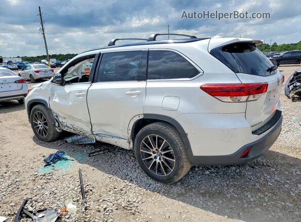 5TDKZRFH1JS541847 2018 TOYOTA HIGHLANDER White Tył lewy