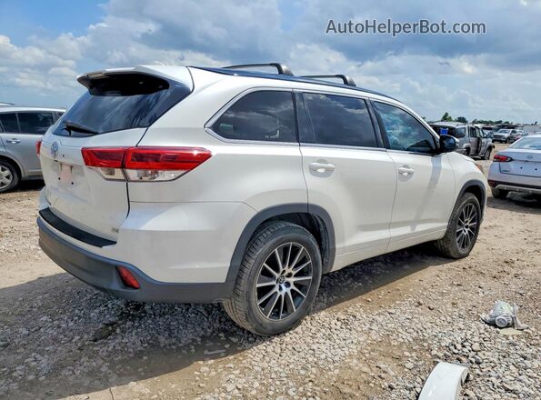 5TDKZRFH1JS541847 2018 TOYOTA HIGHLANDER White Tył prawy