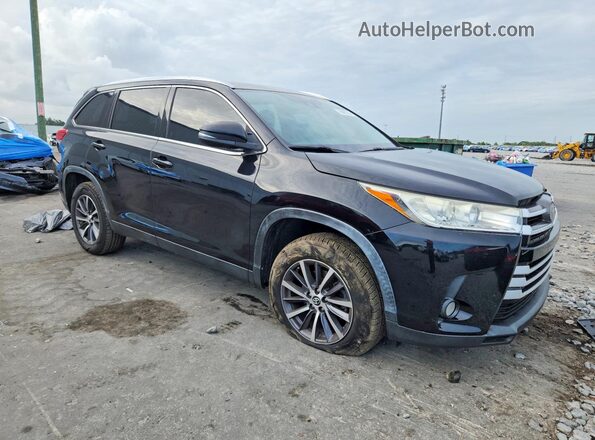 5TDKZRFH1KS336014 2019 TOYOTA HIGHLANDER Black Передня права чверть