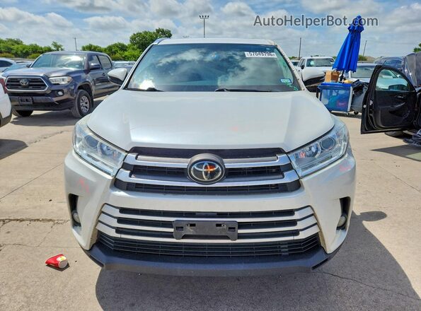 5TDKZRFH1KS349944 2019 TOYOTA HIGHLANDER White Widok z przodu