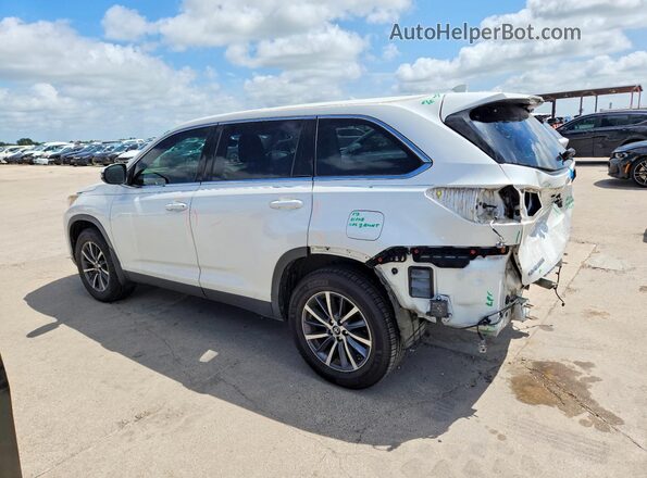 5TDKZRFH1KS349944 2019 TOYOTA HIGHLANDER White Tył lewy