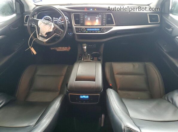 5TDKZRFH1KS569102 2019 TOYOTA HIGHLANDER Белый Вид панели приборов