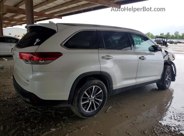 5TDKZRFH1KS569102 2019 TOYOTA HIGHLANDER Белый Задняя правая четверть