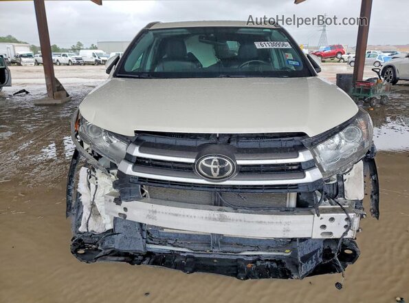 5TDKZRFH1KS569102 2019 TOYOTA HIGHLANDER Белый Вид спереди