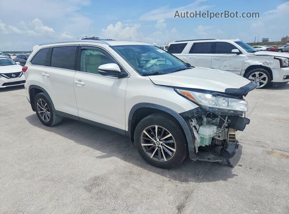 5TDKZRFH1KS574672 2019 TOYOTA HIGHLANDER White Առջևի աջ