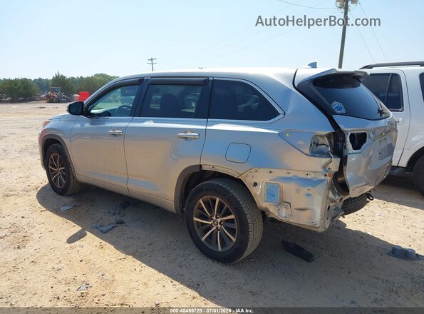5TDKZRFH2HS217834 2017 TOYOTA HIGHLANDER Silver Tył lewy