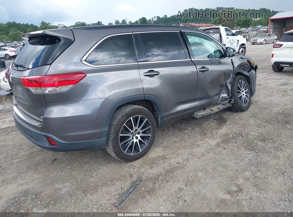 5TDKZRFH2HS508902 2017 TOYOTA HIGHLANDER Gray Tył prawy