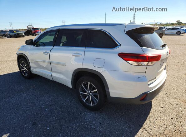 5TDKZRFH2HS517941 2017 TOYOTA HIGHLANDER White Հետևի ձախ