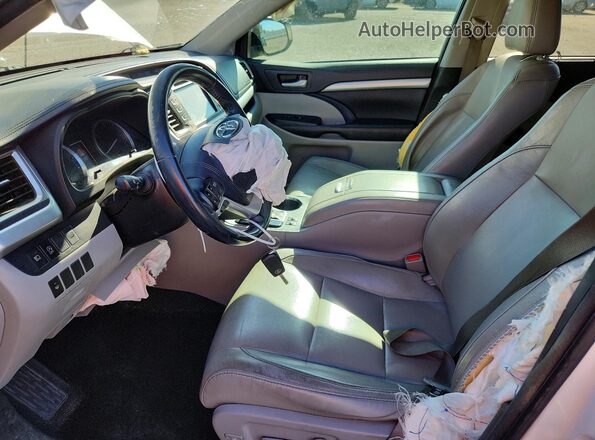 5TDKZRFH2HS517941 2017 TOYOTA HIGHLANDER White Սալոնի դիմացի տեսք