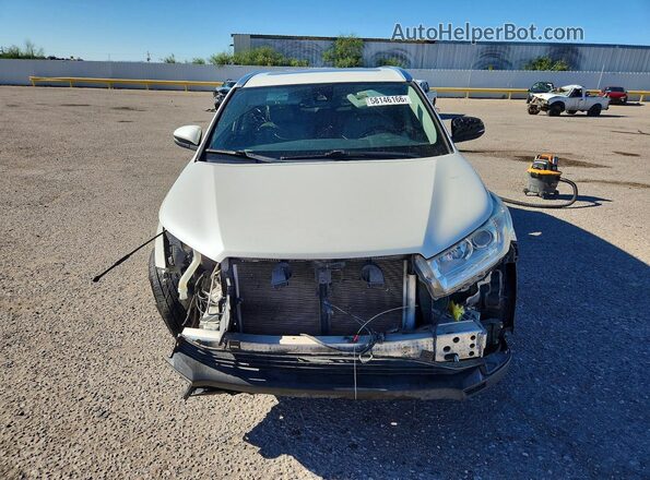5TDKZRFH2HS517941 2017 TOYOTA HIGHLANDER White Դիմացի տեսք