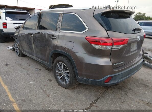 5TDKZRFH2KS293836 2019 TOYOTA HIGHLANDER Желто-коричневый Задняя левая четверть