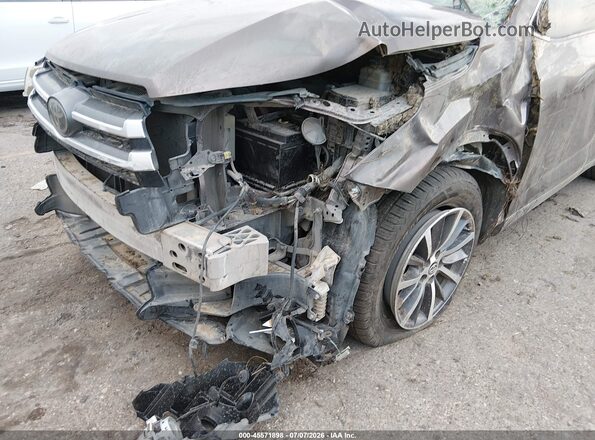 5TDKZRFH2KS293836 2019 TOYOTA HIGHLANDER Желто-коричневый Вид спереди