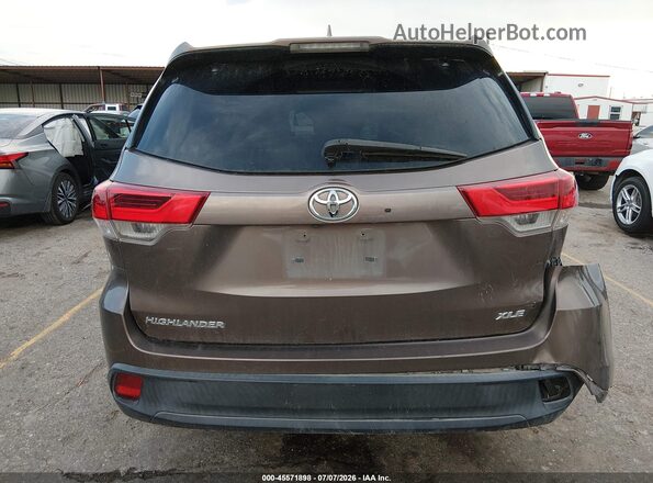 5TDKZRFH2KS293836 2019 TOYOTA HIGHLANDER Желто-коричневый 