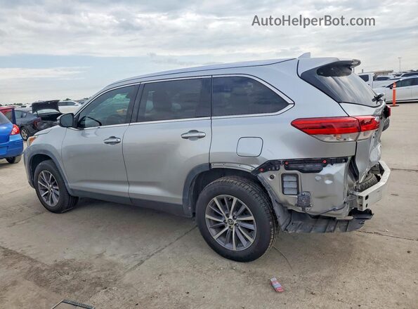 5TDKZRFH2KS333669 2019 TOYOTA HIGHLANDER Silver Հետևի ձախ
