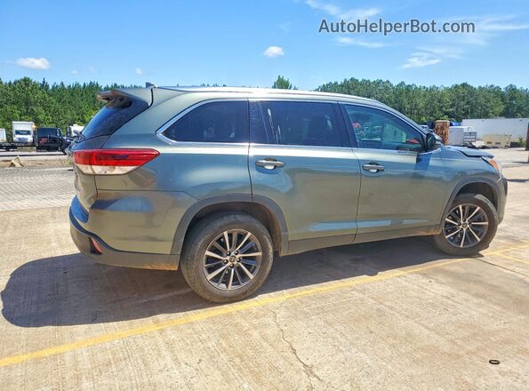 5TDKZRFH2KS349533 2019 TOYOTA HIGHLANDER Charcoal Հետևի աջ