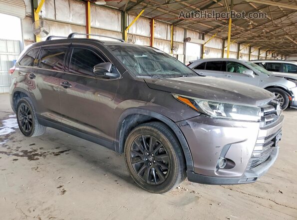 5TDKZRFH2KS352934 2019 TOYOTA HIGHLANDER Gray Առջևի աջ