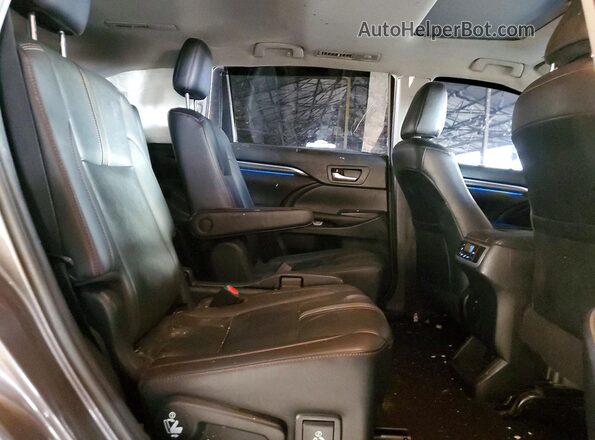 5TDKZRFH2KS352934 2019 TOYOTA HIGHLANDER Gray Սալոնի հետևի տեսք