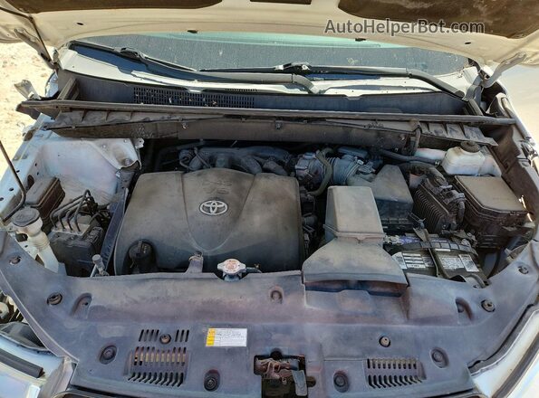 5TDKZRFH2KS369457 2019 TOYOTA HIGHLANDER White Vista del compartimento del motor