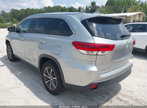 5TDKZRFH2KS561316 2019 TOYOTA HIGHLANDER Gray Задня ліва чверть