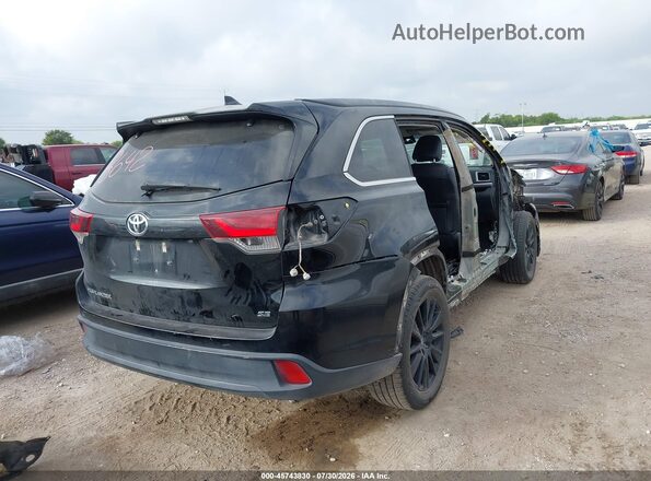 5TDKZRFH2KS573420 2019 TOYOTA HIGHLANDER Black Tył prawy