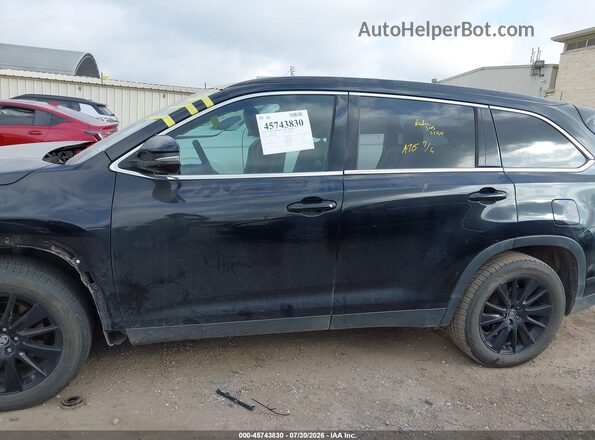 5TDKZRFH2KS573420 2019 TOYOTA HIGHLANDER Black 