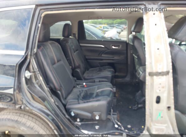 5TDKZRFH2KS573420 2019 TOYOTA HIGHLANDER Black Widok naklejki z numerem VIN