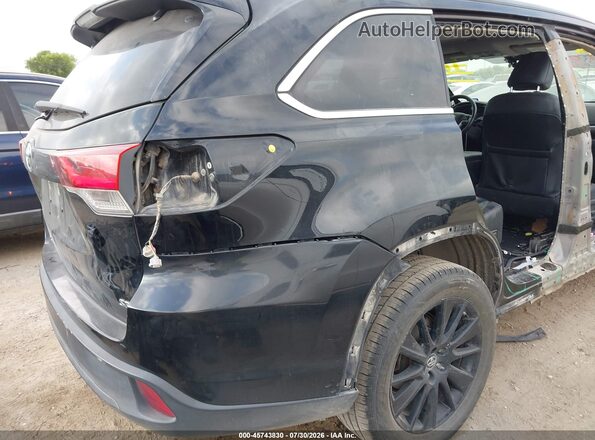 5TDKZRFH2KS573420 2019 TOYOTA HIGHLANDER Black 