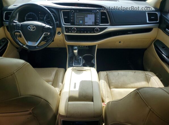5TDKZRFH3HS510383 2017 TOYOTA HIGHLANDER White Առջևի վահանակի տեսք