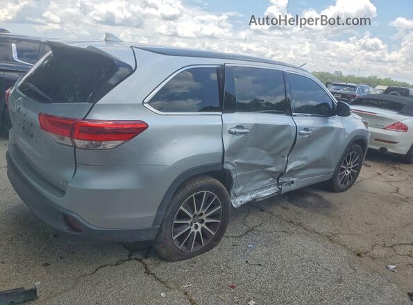 5TDKZRFH3HS520055 2017 TOYOTA HIGHLANDER Silver Tył prawy