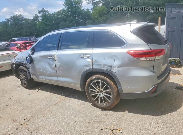 5TDKZRFH3HS520055 2017 TOYOTA HIGHLANDER Silver Tył lewy