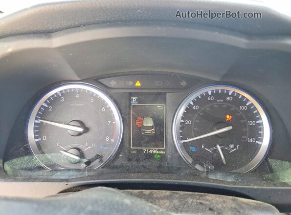 5TDKZRFH3KS345426 2019 TOYOTA HIGHLANDER Tan Vista del cuadro de instrumentos