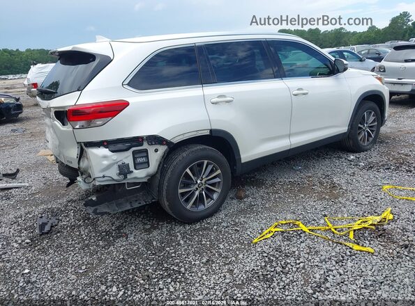 5TDKZRFH3KS551121 2019 TOYOTA HIGHLANDER White Rear right