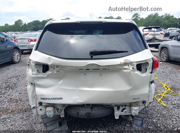 5TDKZRFH3KS551121 2019 TOYOTA HIGHLANDER White 