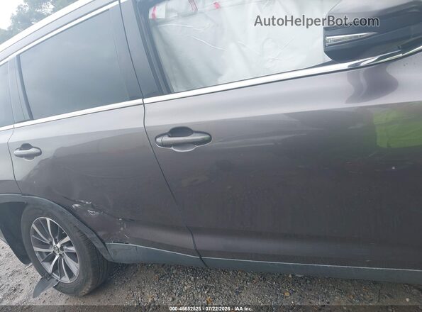 5TDKZRFH3KS557470 2019 TOYOTA HIGHLANDER Gray უკანა სალონის ხედი