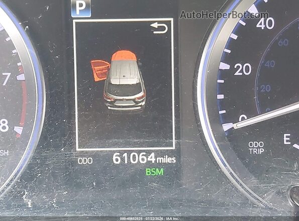 5TDKZRFH3KS557470 2019 TOYOTA HIGHLANDER Gray 