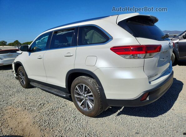 5TDKZRFH3KS565021 2019 TOYOTA HIGHLANDER White Tył lewy
