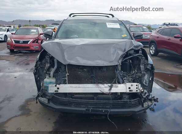 5TDKZRFH4JS547612 2018 TOYOTA HIGHLANDER Gray Front view