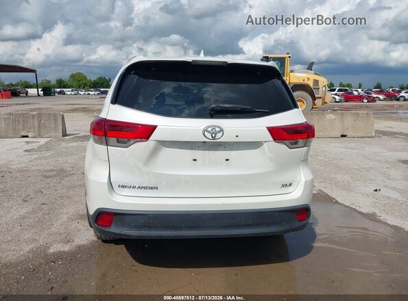 5TDKZRFH4KS316971 2019 TOYOTA HIGHLANDER White 